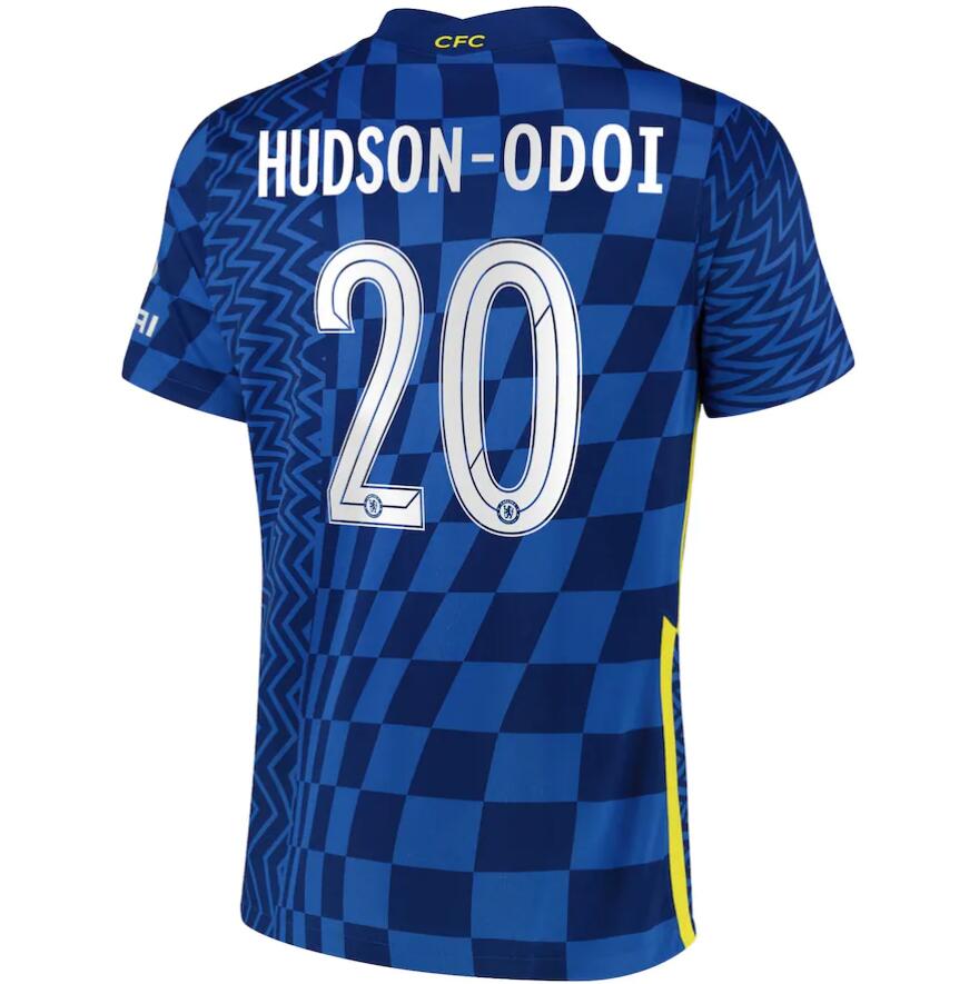 2021/22 Chelsea Cup Home Kit Soccer Jersey with Hudson-Odoi 20 printing